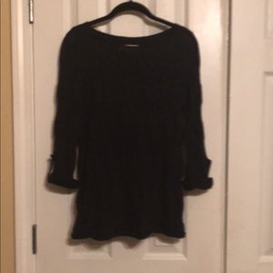 Navy with subtle stripe sweater